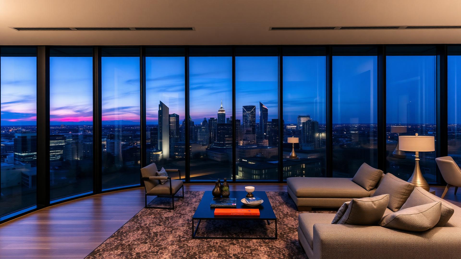 A grand Charlotte luxury estate at first light — the Carolinas' most considered residences